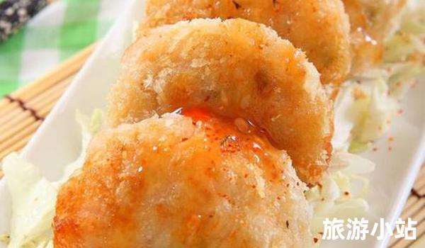 金丝虾饼