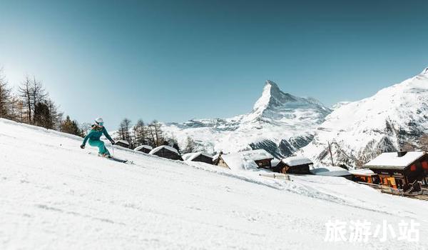 瑞士阿尔卑斯山滑雪场