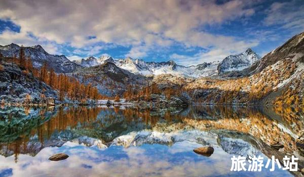 神秘的冰川湖泊区